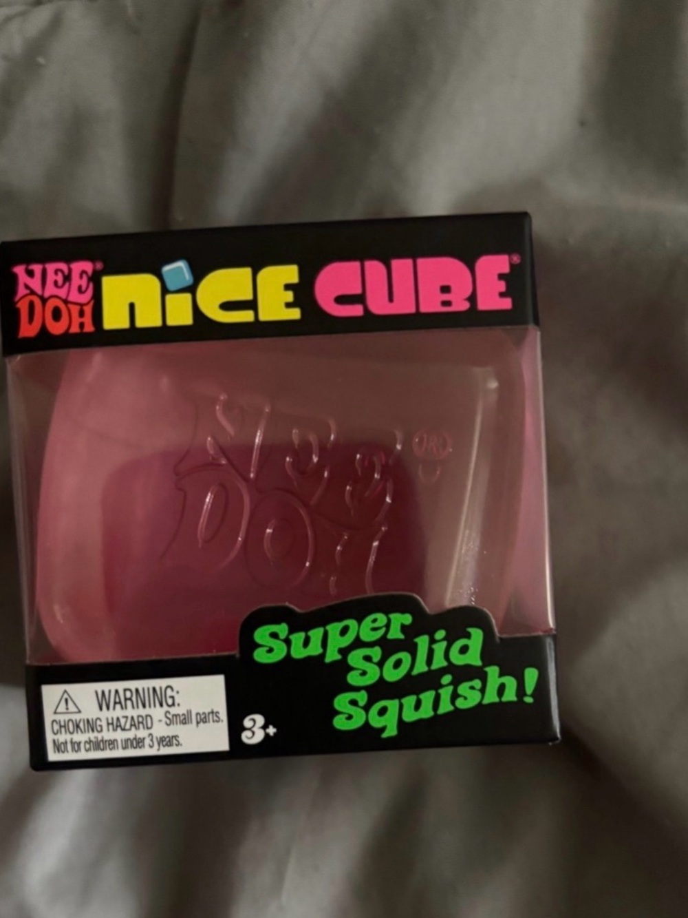 New in Box Needoh Nice Cube Pink